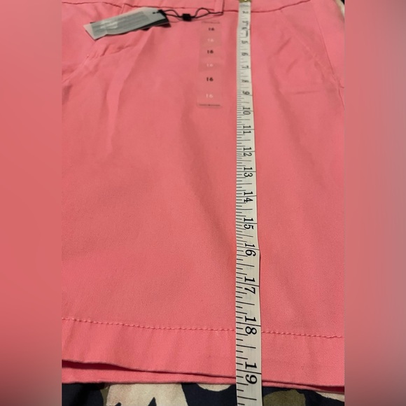 Tommy Hilfiger Size:16 Women Hollywood Short 9” Inseam Pink 97% Cotton - Picture 5 of 10